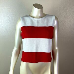 Women’s vintage EXPRESS sleeveless crop top shirt bangs large L